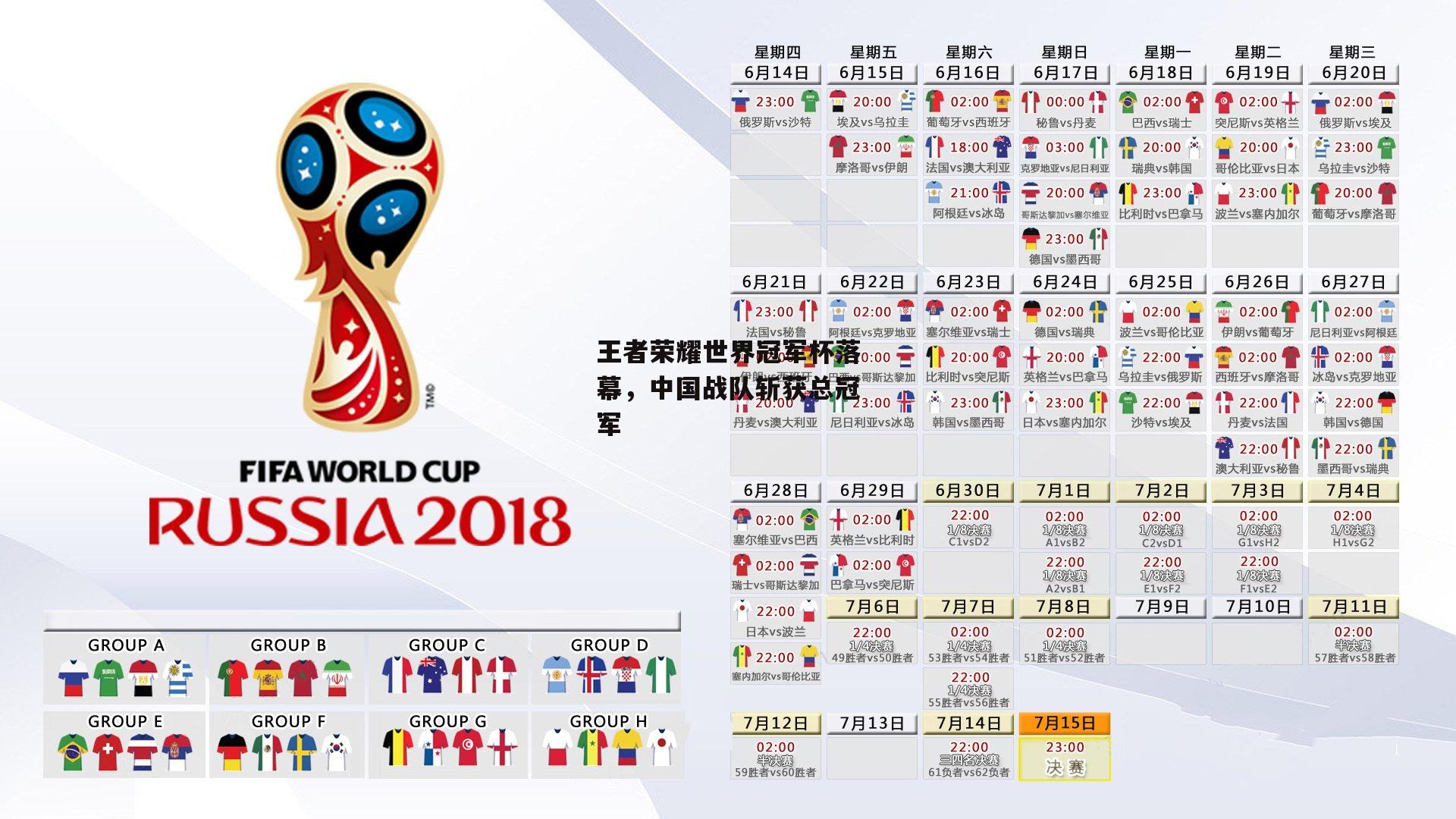 王者荣耀世界冠军杯落幕,中国战队斩获总冠军